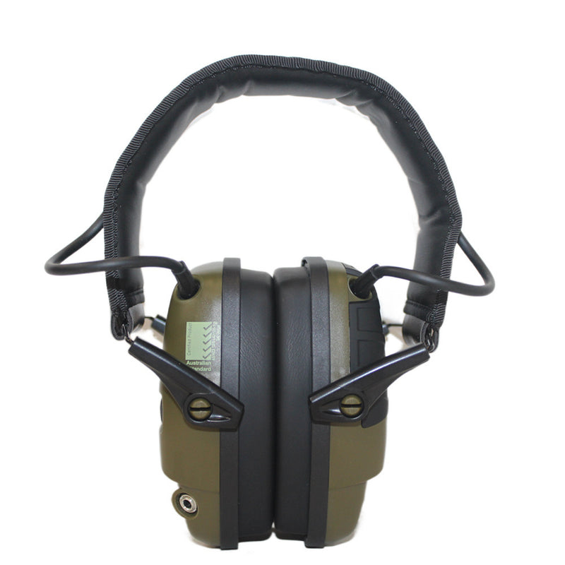 Professional Tactical Noise Canceling Earmuffs - Army Green Anti-Noise Protection