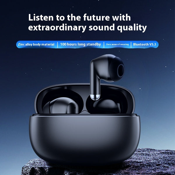 K50 Wireless Bluetooth Earbuds - Zinc Alloy Sports Headphones with Noise Reduction