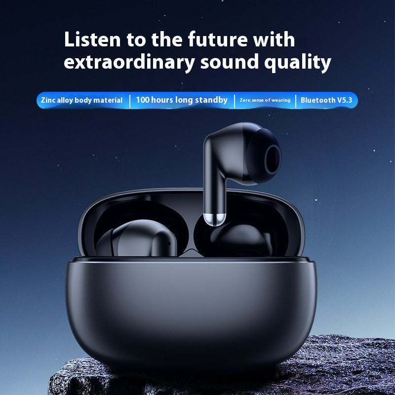 K50 Wireless Bluetooth Earbuds - Zinc Alloy Sports Headphones with Noise Reduction