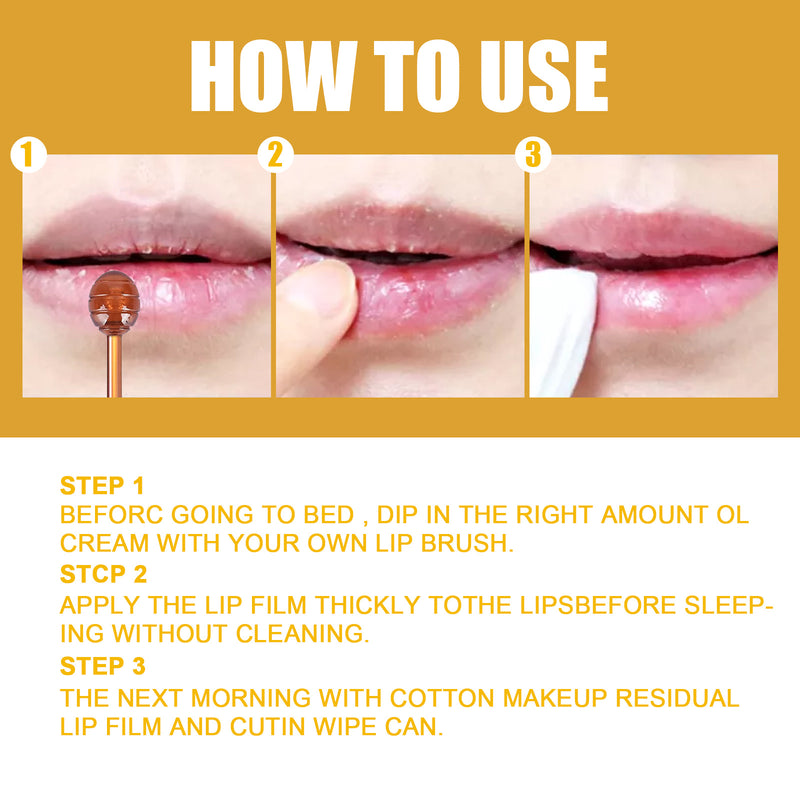 Honey Bee Lip Mask - Moisturizing Exfoliating Lip Care Treatment