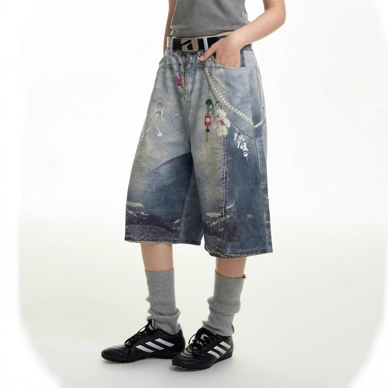 Stylish Men's Cotton Capri Pants - Loose Fit Summer Casual Shorts