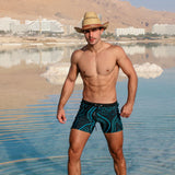 Comfortable Beach Boxer Swimming Trunks - Plus Size Men's Swimwear