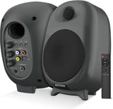 Compact Desktop USB Speakers - 2.0 Channel Wired Subwoofer System