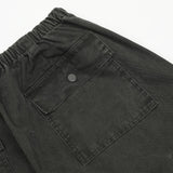 Men's Cotton Cargo Overalls - Pleated Drawstring Straight Leg Pants