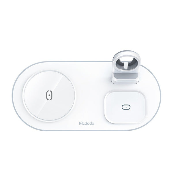 Spacecraft Series 3-in-1 Magnetic Wireless Charging Station - Desktop Organizer & Fast Charger