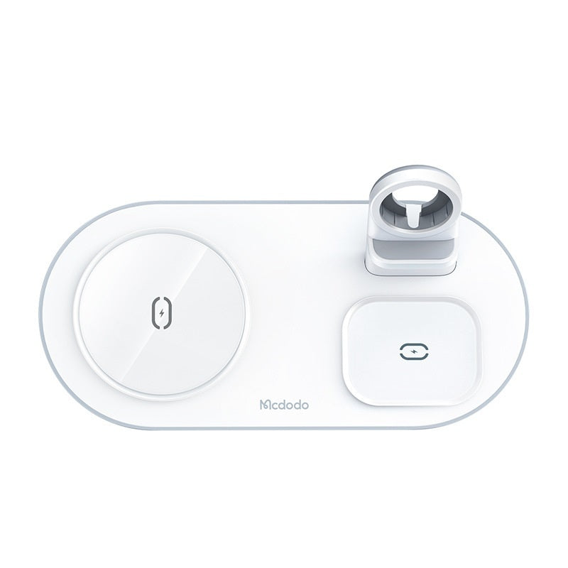 Spacecraft Series 3-in-1 Magnetic Wireless Charging Station - Desktop Organizer & Fast Charger