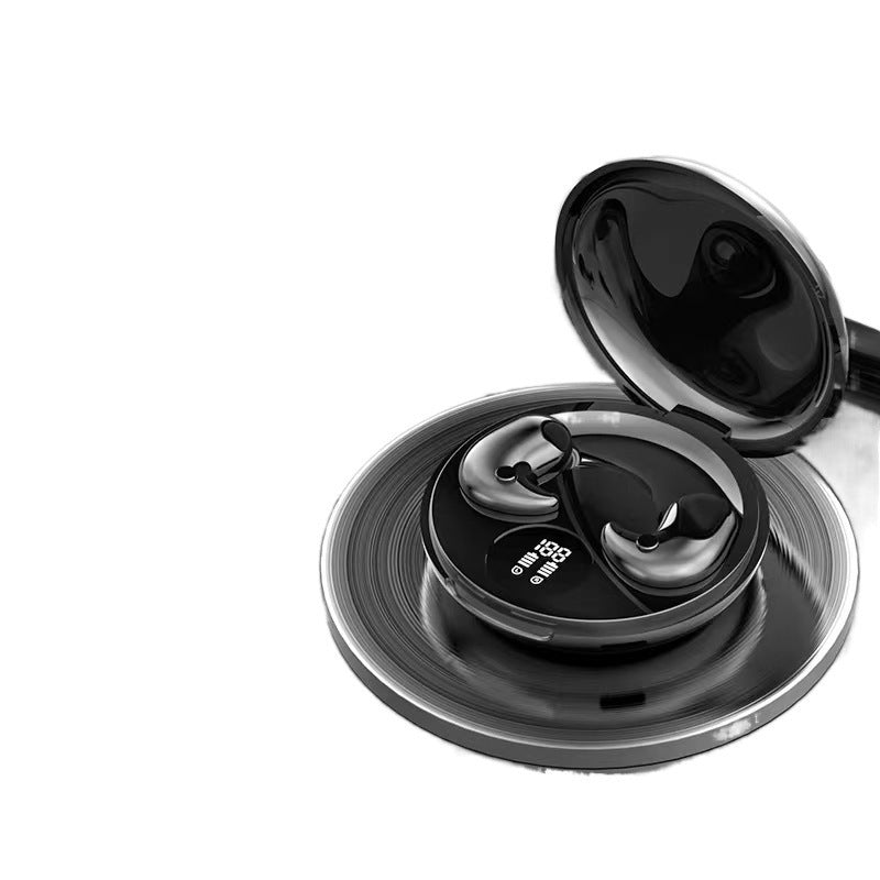 Clip-On Wireless Bluetooth Earbuds - Sports Running Headphones with Long Battery Life