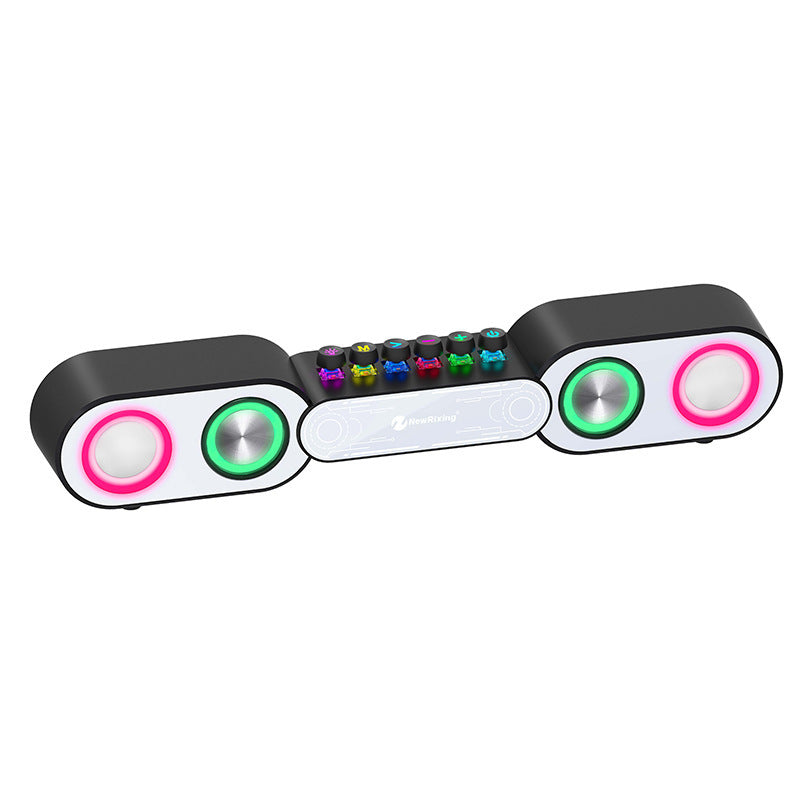 Luminous RGB Gaming Bluetooth Speaker - Wireless E-Sports Audio with Colorful LED Lights