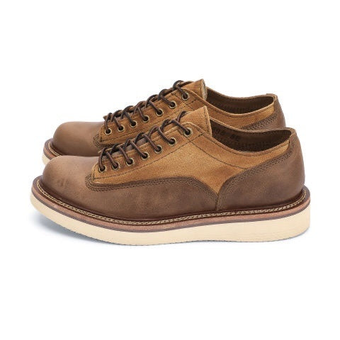 Premium Retro Casual Low-Top Leather Shoes - Thick Sole Breathable All-Match Design