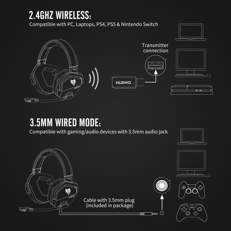 Elite Wireless Gaming Headset - Professional Noise-Canceling Audio Experience