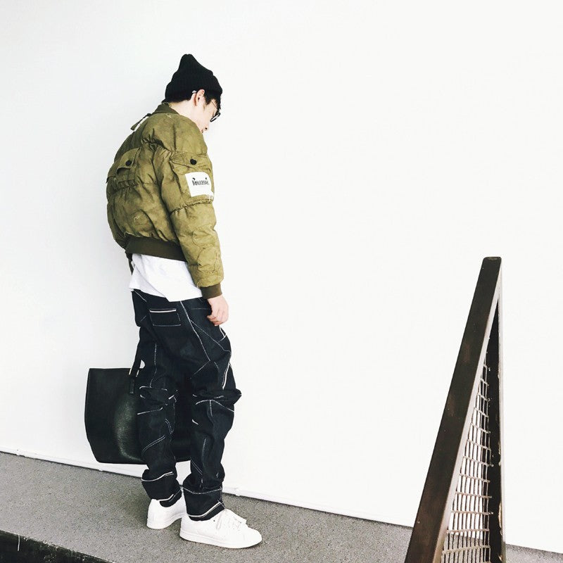Thickened Warm Baseball Down Jacket - Men's Winter Fashion Coat