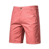 Casual Cotton Cropped Pants - Straight Slim Fit Men's Summer Shorts