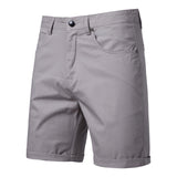 Casual Cotton Cropped Pants - Straight Slim Fit Men's Summer Shorts