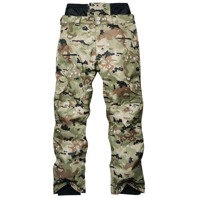 Men's Insulated Waterproof Ski Pants - Breathable Winter Snow Trousers