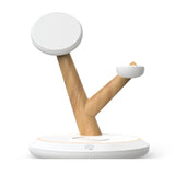 4-in-1 Magnetic Wireless Charging Station - Universal Stand for Phone, Watch & Earbuds