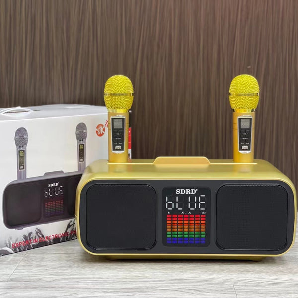 Premium Wireless Bluetooth Desktop Speaker with Dual Drivers & Built-in Microphone - SD318