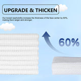 Towels For Sensitive Skin, Makeup Remover, Cleansing, Care, Travel XL, USDA Biobased Dermatologist Approved Face Towel, Disposable Clinically Tested Face Towelette Cosmetic