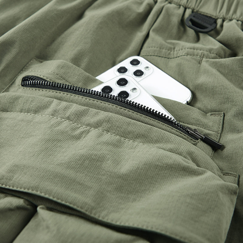 Stylish Multi-Pocket Casual Pants - Comfortable Loose-Fit Men's Trousers