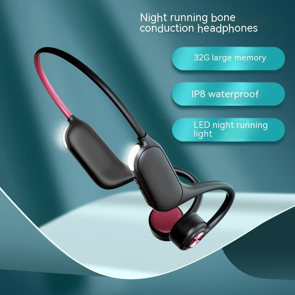 Waterproof Bone Conduction Bluetooth Headphones - 32GB Memory & IP68 Swimming Earbuds