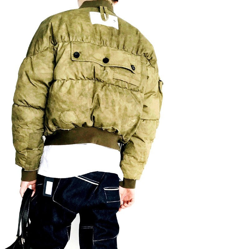 Thickened Warm Baseball Down Jacket - Men's Winter Fashion Coat