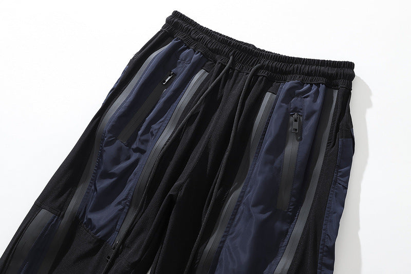 Urban Multi-Pocket Drawstring Cargo Trousers - Loose Fit Street Style Pants