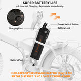 Foldable Electric Fat Tire Bike - 36V 500W Motor, 20x4.0 Wheels, 13AH Battery, LCD Display