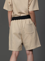 Comfortable Men's Casual Shorts - Mid-Waist Sports Shorts with Pocket Detail