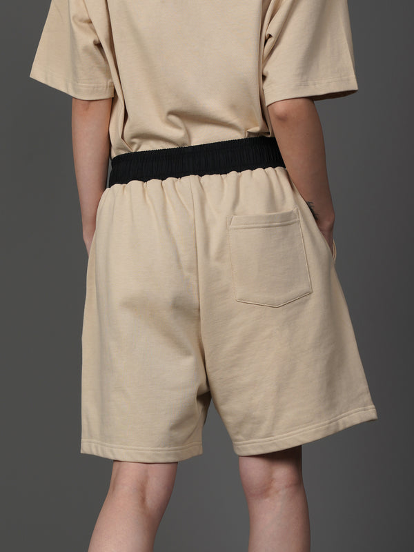 Comfortable Men's Casual Shorts - Mid-Waist Sports Shorts with Pocket Detail