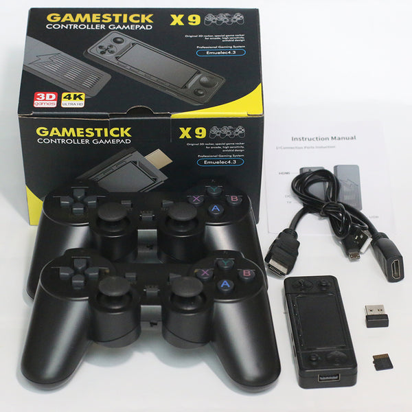 X9 HD Retro Gaming Console - 620 Built-in Games with Dual Controllers