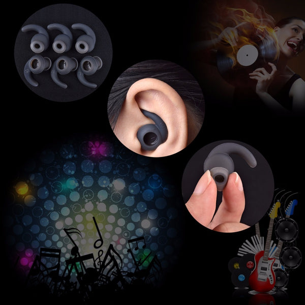 Bluetooth Headset Silicone Earplugs - 3 Pairs Multi-Size Comfort Set