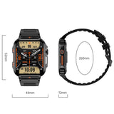 Rugged Outdoor Adventure Smart Watch - Senbono L81 Fitness Tracker