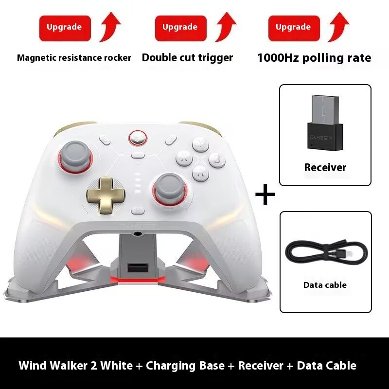 Ultimate Gaming Controller with Wireless Charging Base - Multi-Platform Compatible