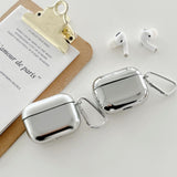 Premium Silver Mirror Phone Case - Electroplated Protective Sleeve