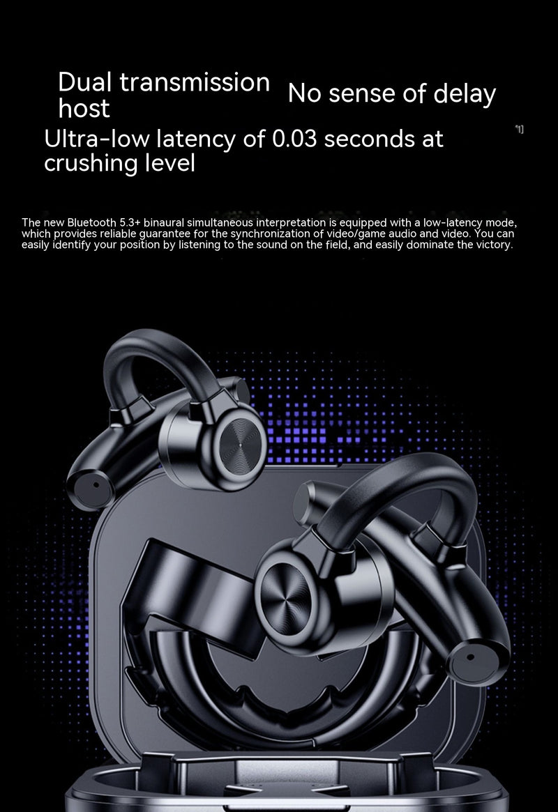 Revolutionary Bone Conduction Wireless Bluetooth Headset - Clip-On Design