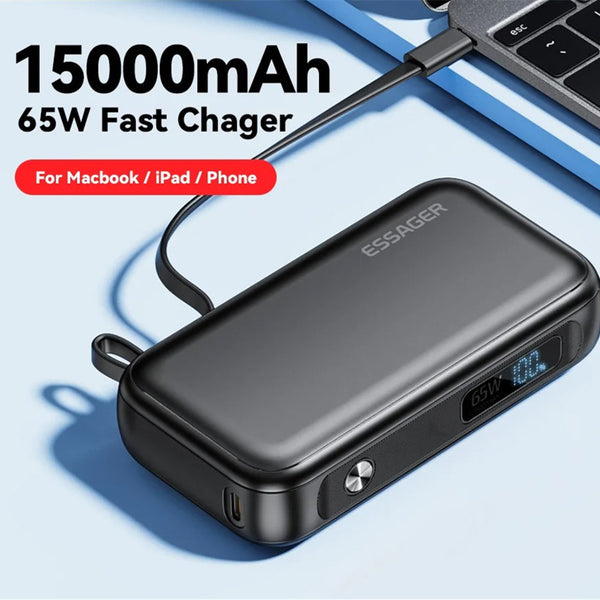 15000mAh Large Capacity Digital Display Mobile Power Supply
