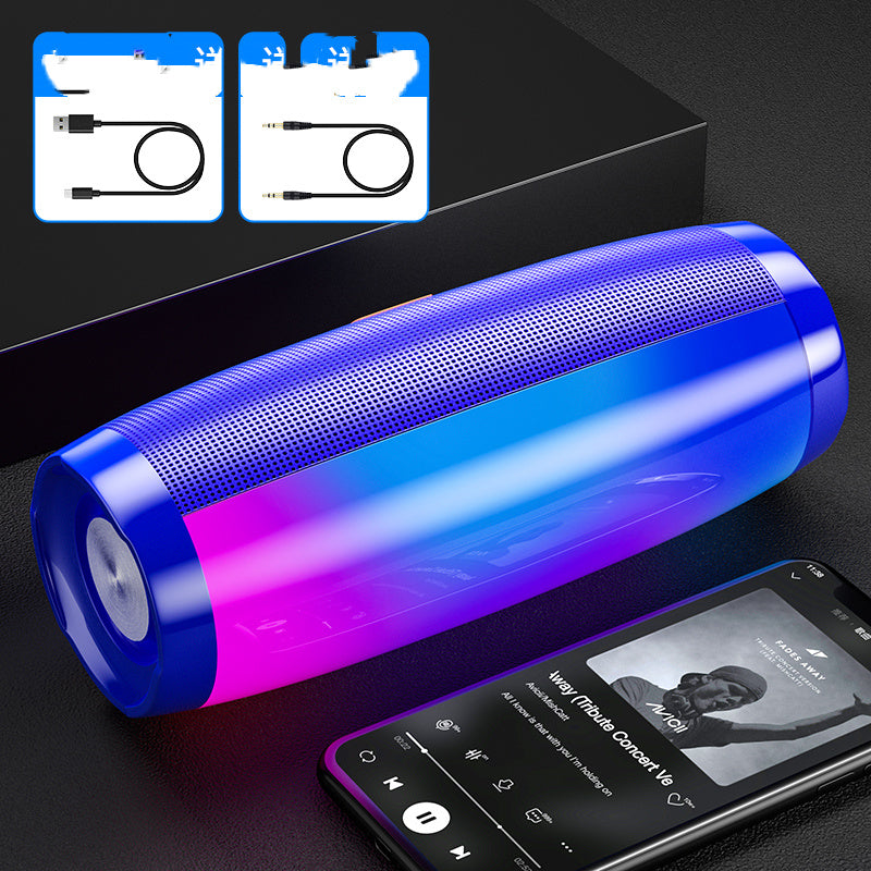 Premium Bluetooth Speaker - Wireless Portable Audio with LED Lights & Subwoofer