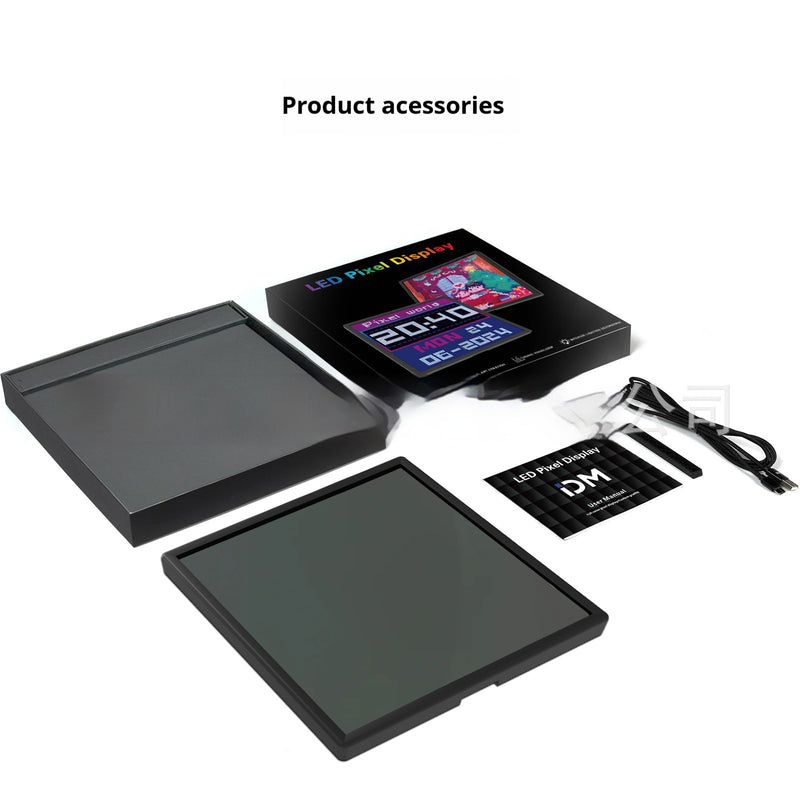 Interactive LED Pixel Gaming Display - 64x64 Bluetooth Desktop Art Frame