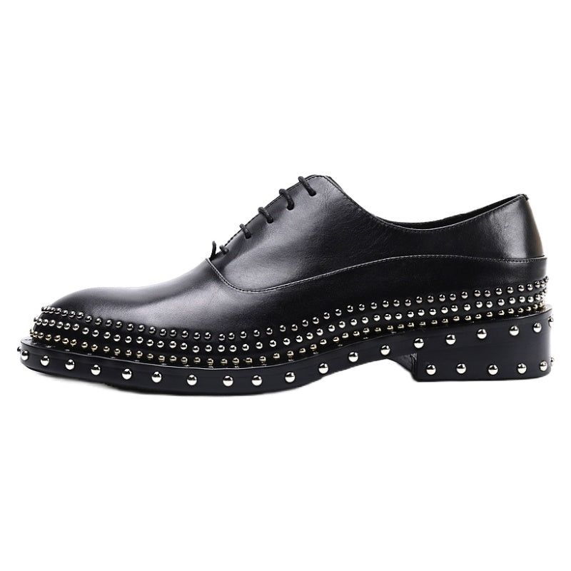 Premium British Business Formal Men's Dress Shoes - Genuine Leather Oxford Style