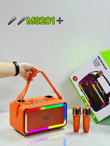 Wireless Karaoke Bluetooth Speaker with Dual Microphones - Portable Sound System