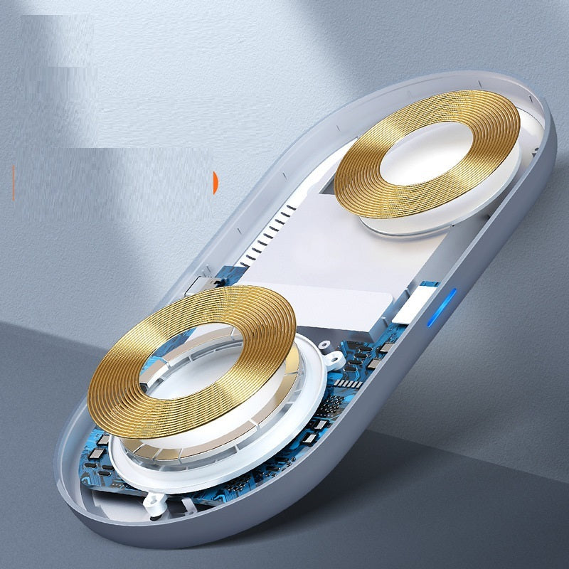 Spacecraft Series 3-in-1 Magnetic Wireless Charging Station - Desktop Organizer & Fast Charger