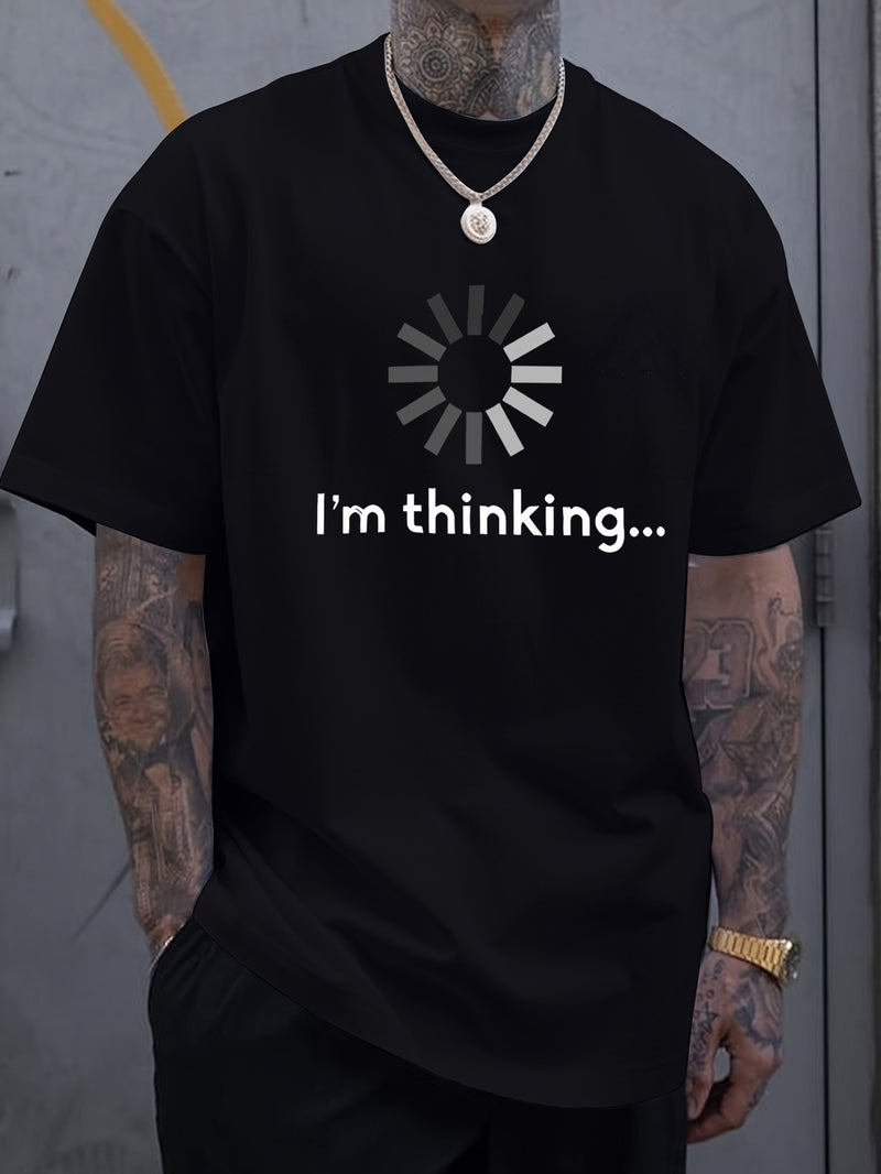 Je pense imprimer des t-shirts, des t-shirts pour hommes et des t-shirts d'été décontractés à manches courtes.