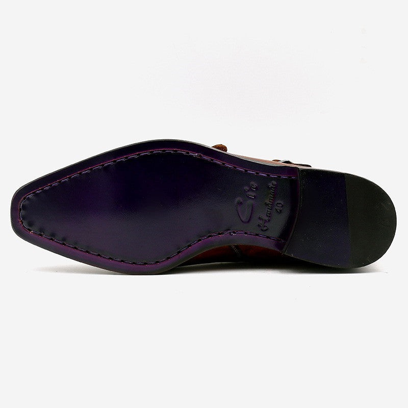 Sophisticated Handcrafted Leather Breathable Casual Footwear