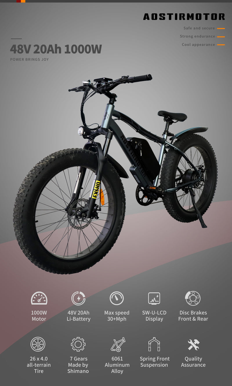 Premium Foldable Fat Tire Electric Bike - 500W Motor with 36V Battery & LCD Display
