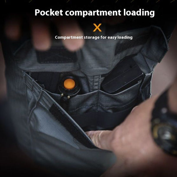 Men's Tactical Outdoor Training Pants - Quick-Dry Cotton Polyester Cargo Trousers