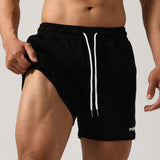 Men's Cotton Stretch Workout Shorts - Casual Athletic Shorts with Padding