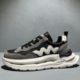 Premium Lightweight Elevated Casual Shoes - Men's High-Heel Comfort Footwear