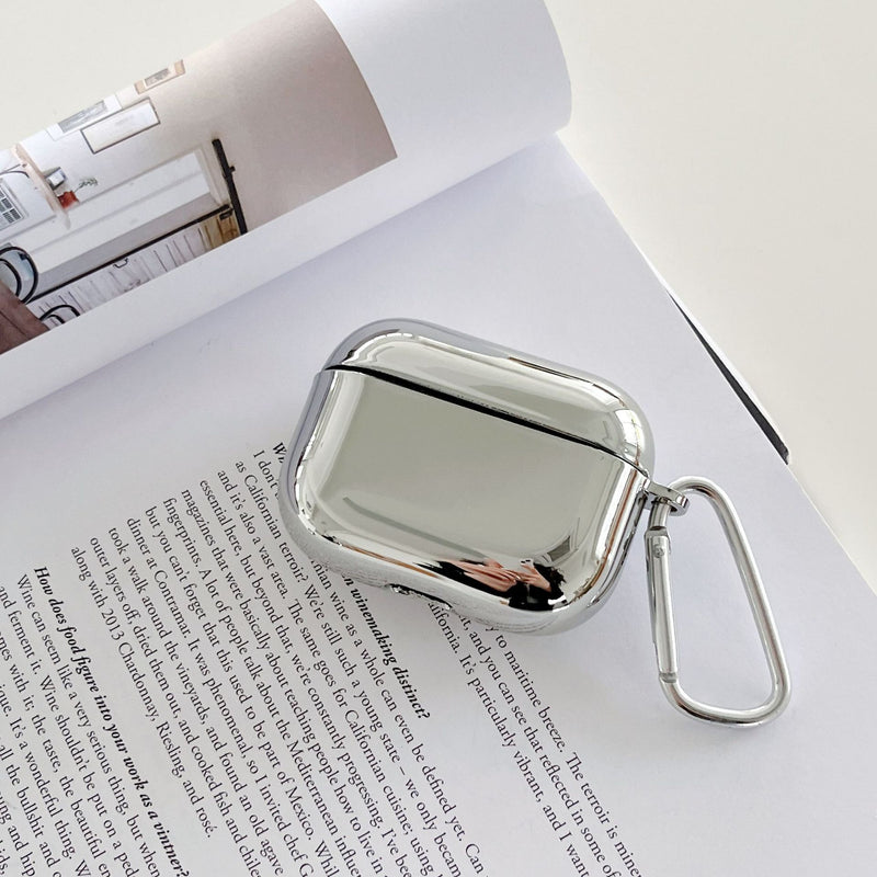 Premium Silver Mirror Phone Case - Electroplated Protective Sleeve