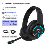 Wireless Gaming Headset with Microphone - E-Sports Noise Reduction Bluetooth Headphones
