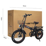 DRVETION AT20 Electric Bicycle - 750W Motor, 48V Battery, 45KM/H Max Speed