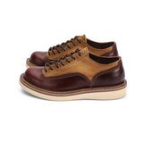 Premium Retro Casual Low-Top Leather Shoes - Thick Sole Breathable All-Match Design